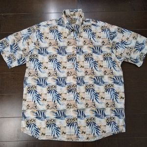 Natural Issue | Button Down Hawaiian Print Shirt